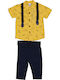 Kids' Set with Pants Winter 3pcs yellow