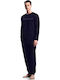 Emporio Armani Men's Winter Pajamas Set Blue
