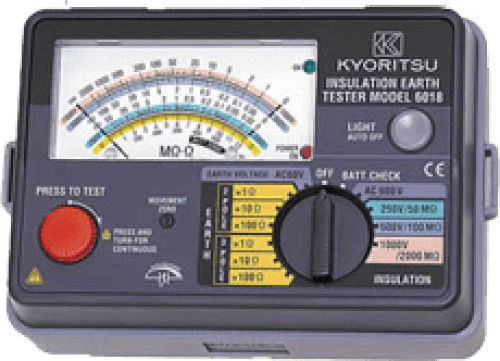 Kyoritsu 6018f Composite Instrument Insulation Earth Resistance Earth Voltage AC Voltage Testing