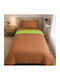 Hatzitex Плик за Завивка Единичен 160x230 Colours Brown-Khaki