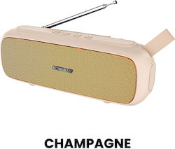 Sonic Gear Super Bass Bluetooth 20W έως 6 ώρες Champagne