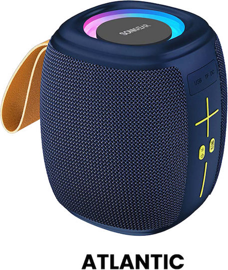 SONICGO! 5 Bluetooth Portable Speaker with Radio and Battery Life Up to 6 Hours Atlantic Blue