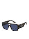 Marc Jacobs Ochelari De Soare Pentru Bărbați Cu Ramă Din Plastic Maro Tortoise Și Lentile Degrade Albastre