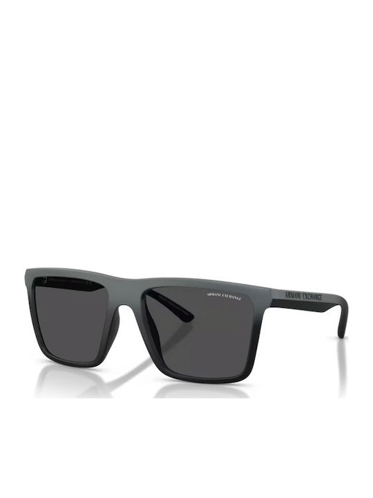 Armani Exchange Мъжки Слънчеви Очила с Сиви Пла...