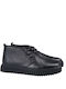 Leder Schwarz Herrenstiefel