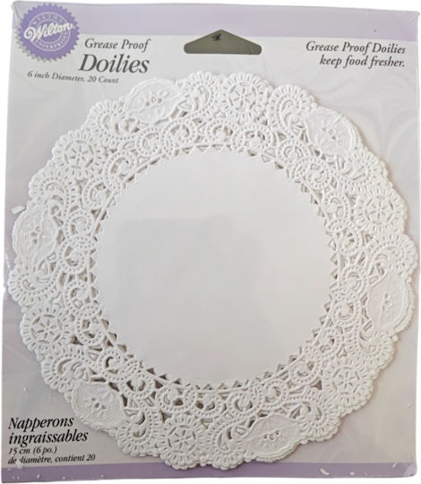 Wilton Lace Tortilla Tortas Paper 2104-90206 20pcs