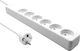 Microconnect Power Strip 6 Positions with Cable 3m