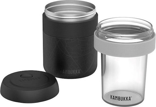 Kambukka Bora Micro Bottle Thermos Stainless Steel 400ml Black