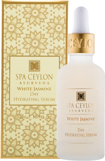 Spa Ceylon White Jasmine Beruhigend & Feuchtigkeitsspendend Serum Gesicht für Strahlkraft & Nahrung 30ml