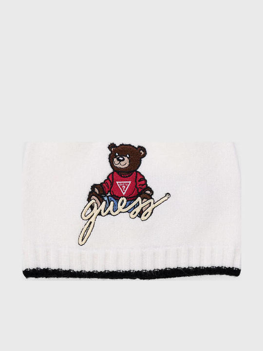Kids Beanie Knitted White