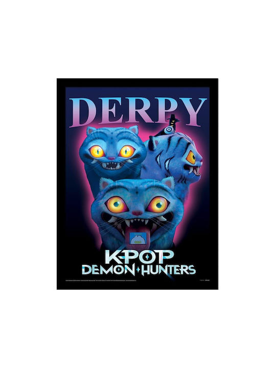 K-pop Demon Hunters Derpy Poster Frame 31x41cm