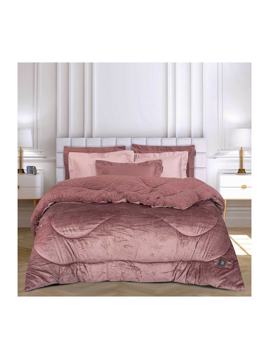 Greenwich Polo Club Duvet Cover with Hollowfiber Filling Single 160x220cm Essential 3957 Nude 740 GSMGsm 11 togs Togs