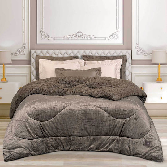Greenwich Polo Club Duvet Cover Single 160x220cm Essential 3958 Taupe