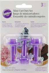 Set Different Heart Cookie Cutters 3 Pieces Wilton