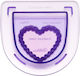 Wellenschliff Herz-Ausstecher "Stempel Set" Wilton