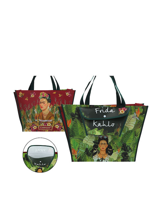 Shoulder Bag Pocket F Kahlo Self-portrait Carmani