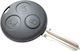 Car Key Shell with Blade with 3 Buttons for Smart