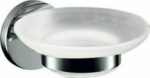 Soap Dish Wall Mounted Crystal Matte 24-08004 Verso Novo Viospiral