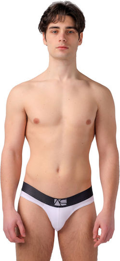 Adam Smith Ανδρικό Sexy Slip Λευκό