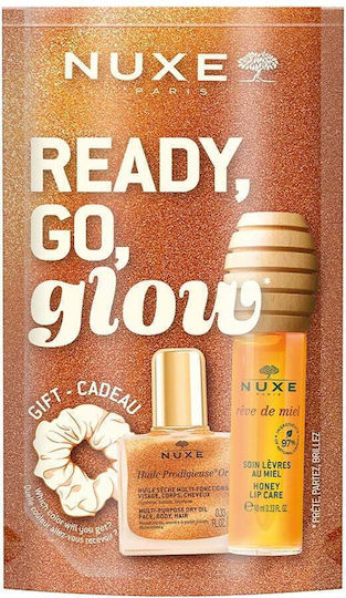 Nuxe Ready, Go, Glow Σετ Περιποίησης για Λάμψη 3τμχ
