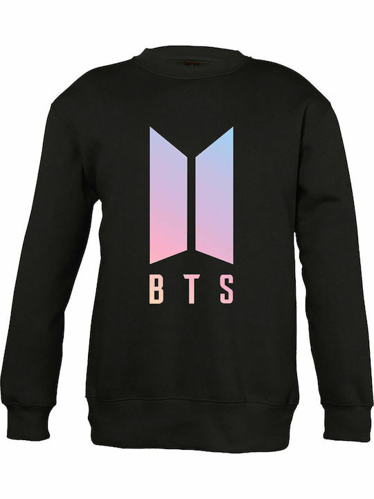 Παιδικό Φούτερ Μαύρο BTS Coloured Kpop