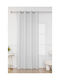 Vorhänge Grommet Biocarpet Felicia Uk01-02 Hellgrau 140x285cm