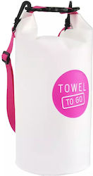 Towel To Go Roll N Go Αδιάβροχη Τσάντα Μεταφοράς Pink Towel To Go Roll N Go Αδιάβροχη Τσάντα Μεταφοράς Pink