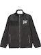 Kids Cardigan Fleece black