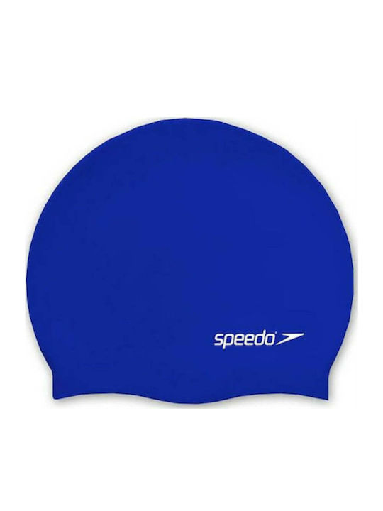 Speedo Plain Flat Silicone Cap Junior Team Swim...