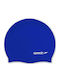 Speedo Plain Flat Silicone Cap Junior Team Σκουφάκι Μπλε