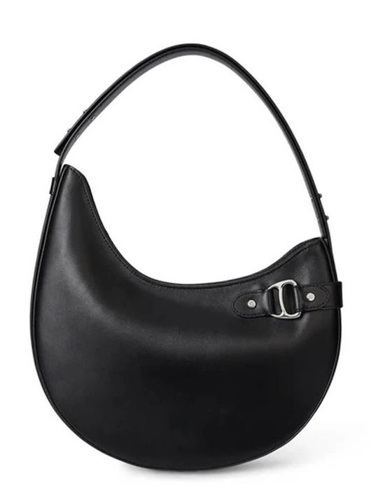 Ralph Lauren Leather Women's Shoulder Bag Black