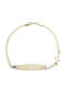 Goldjewels Kids Bracelet ID Two-tone from Gold 14K