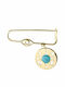 Ekan Child Safety Pin made of Gold 14K with Constantinato