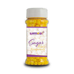Yellow Sugar Pearls 7mm 80g Lumea
