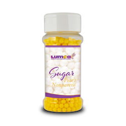 Yellow Sugar Pearls 5mm 80g Lumea