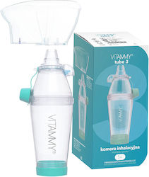 Vitammy Tube 3 Cameră de Inhalare cu Mască 5 Ani Adulți Capacitate 198 Ml Materiale de Înaltă Calitate și Siguranță