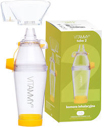 Vitammy Tube 2 Cameră de Inhalare cu Mască pentru Copii 1 5 Ani Capacitate 198 Ml Materiale de Înaltă Calitate și Siguranță