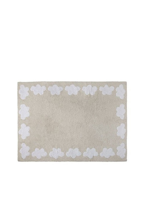 Lorena Canals Handmade Kids Synthetic Rug Clouds 120x160cm