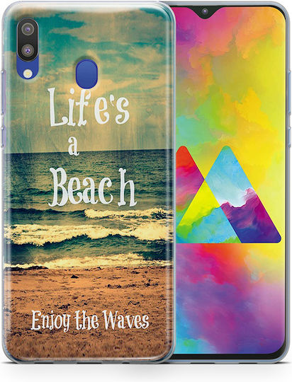 Husă Samsung Galaxy M20 Flexible TPU Life Is A Beach