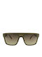 FILA Unisex Sunglasses with Green Frame and Green Lens SFIA13 L64P