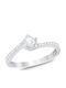 Kiriakos Gofas Single Stone with Diamond