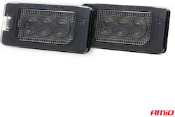 AMiO Φώτα Πινακίδας Led για BMW E46 / M3 / E90 / E91 / E92 / E39 / M5 / E60 / F10 / X1 / X4 / X5 / X6 / M4