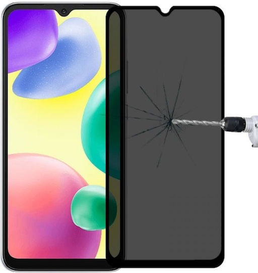 Leewello Privatsphäre Vollflächig gehärtetes Glas Schwarz (Galaxy A33)