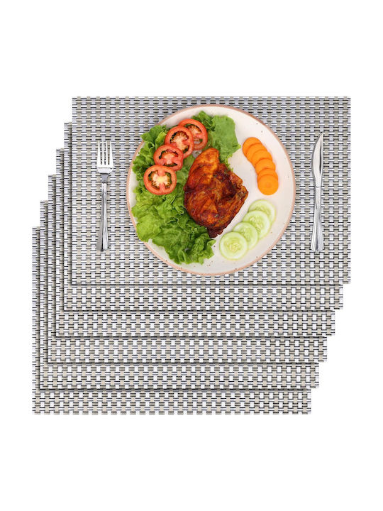 Belle Vous Σουπλά Πλαστικό Χρυσό 44.5x30cm 6τμχ Belle Vous Σουπλά Πλαστικό Χρυσό 44.5x30cm 6τμχ