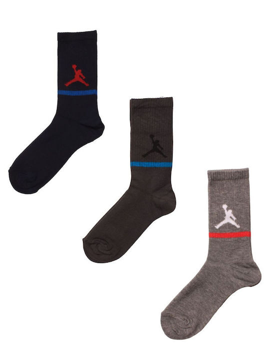 Design Letters Kids' Socks Sport Multicolored 3 Pairs