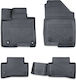 Комплект Отпред И Отзад Килими За Кола 4 Части Тип Car Mats За Hyundai Kona 2023 Черни