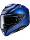 HJC R-PHA 72 Semi Flat Metallic Blue Κράνος Μηχανής Full Face ECE 22.06 1450gr με Pinlock και Sunvisor