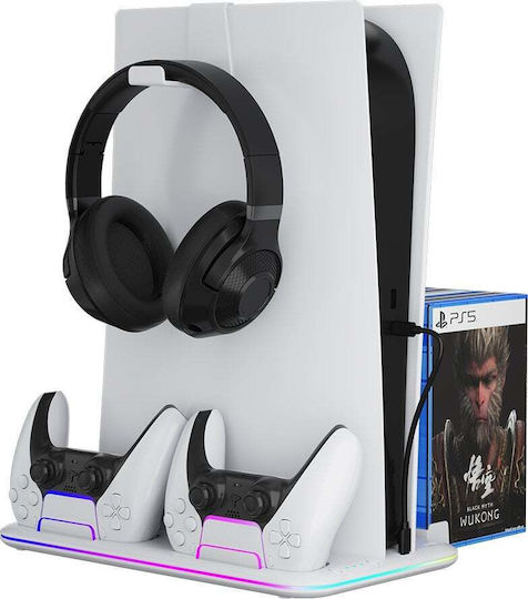 Canyon Система за охлаждане за PS5 Slim - ПС5 Слим в Бял цвят