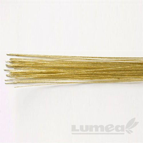 Sârmă Floare Aurie Metalică 24 Gauge 50 Bucăți Culpitt
