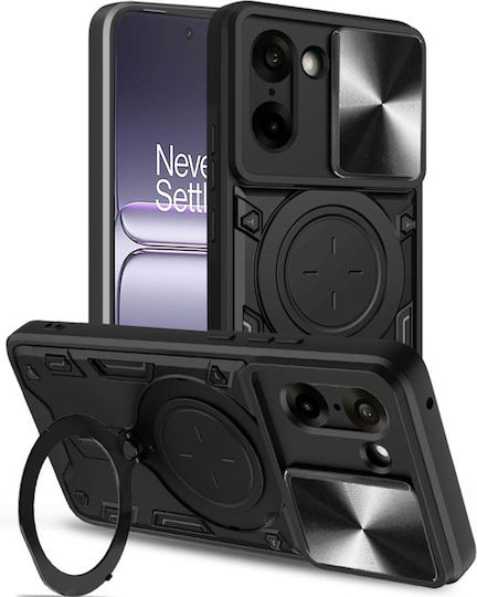 Techsuit Camguard Pro Umschlag Rückseite Silikon Schwarz (OnePlus Nord CE5)
